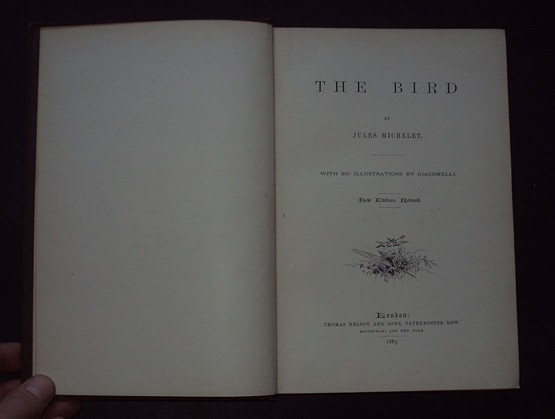 The Bird by Jules Michelet Nests Birds Eggs Migration The Song