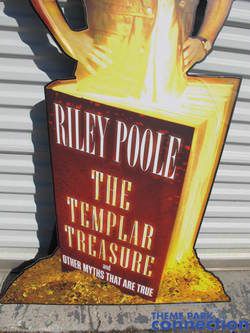 Treasure 2 Movie Prop RILEY POOLE Justin Bartha Display Stand Up