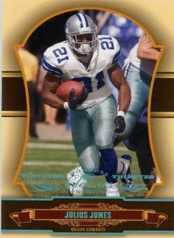 Julius Jones Cowboys 2007 Classics Timeless Trib Platin