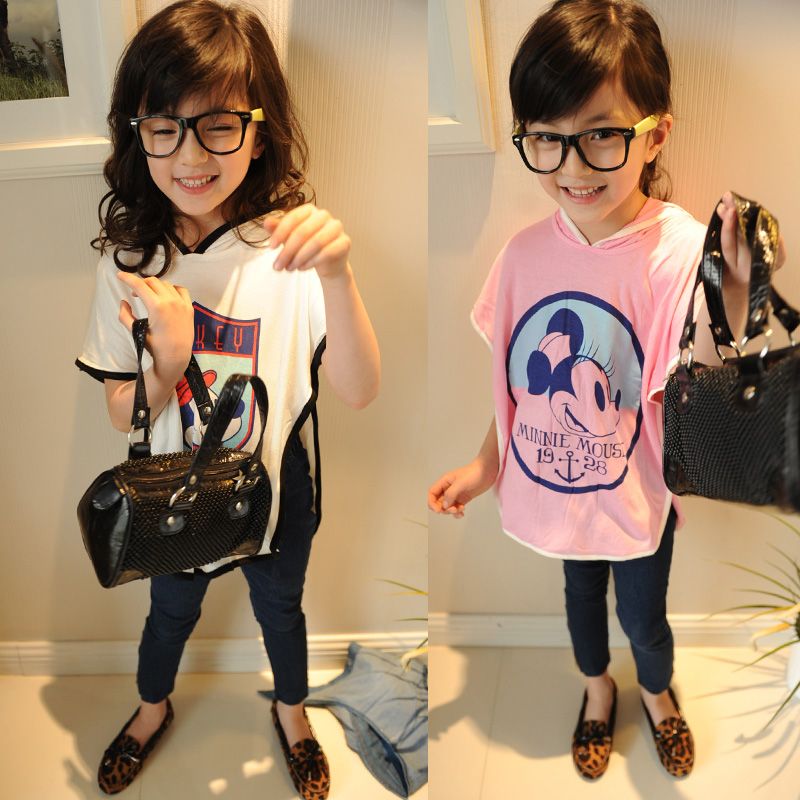 Child Girl Cute Clothes Cartoon Casual Clothing T Shirt K189