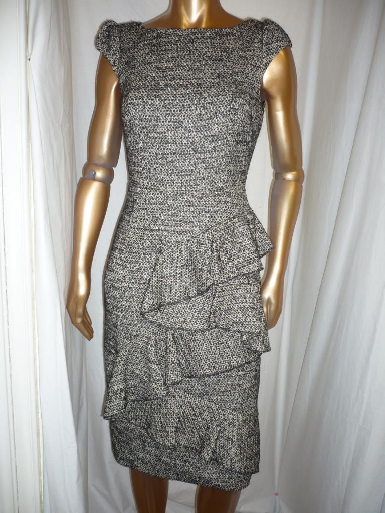 Karen Millen New Classic Tweed Dress 12