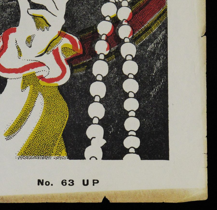 Vintage 1930s Art Deco Poster Al G Kelly Miller Bros Circus Pin Up