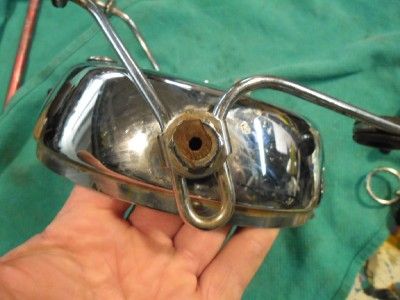 Triumph BSA Lucas Headlight Shell Bucket Head Light Housing Chrome