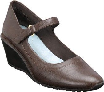 Rockport Womens Kerwin Maryjane Wedge Fondente