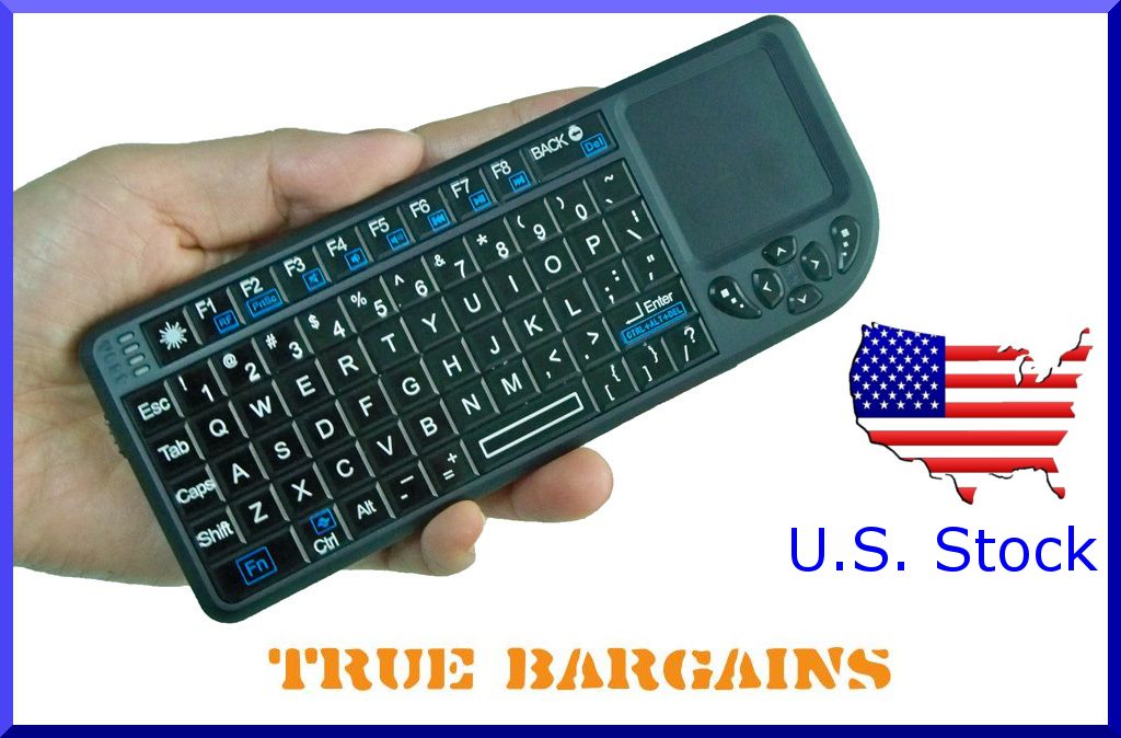 Mini Wireless HTPC Media Centre Keyboard Backlight Samsung Smart TV