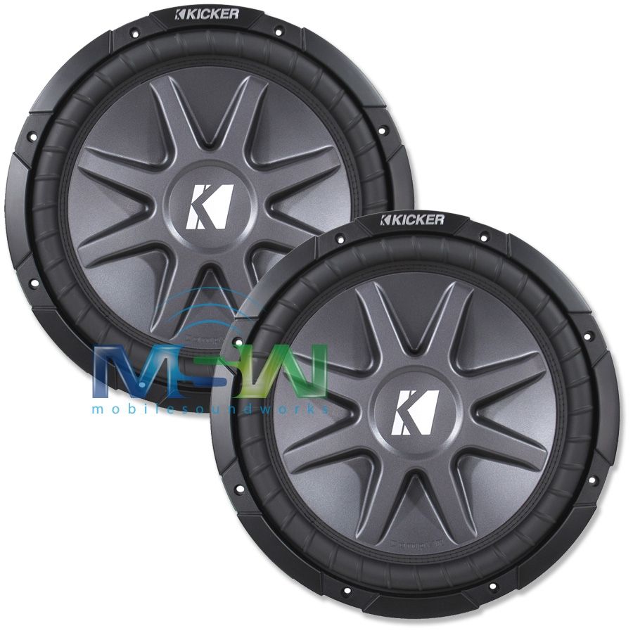 New Kicker® 10 CVR12 2 12 Compvr Subwoofers Subs Woofer D2