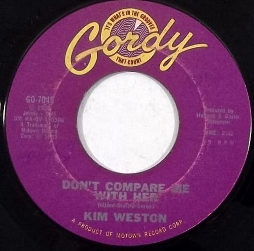 Hear Northern Soul Kim Weston Take Me in Your Arms Gordy 45