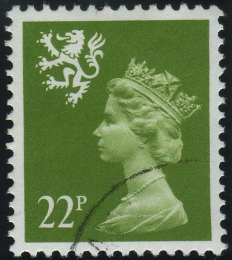 SG S48EA Scotland 22P Type II VFU – Scarce Stamp