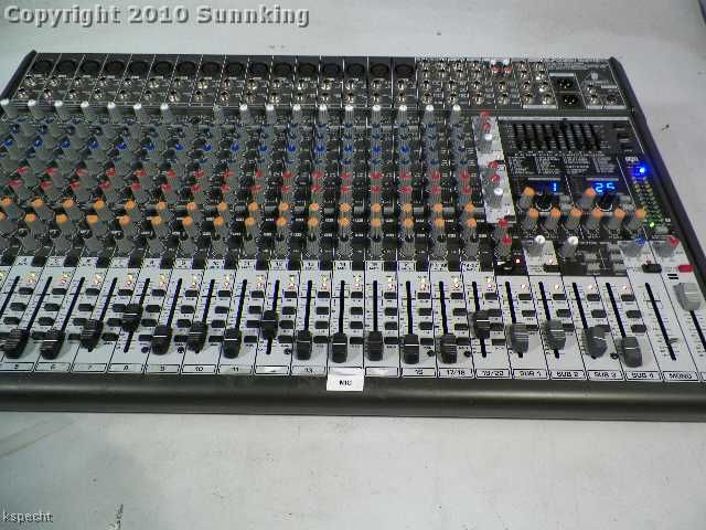 Eurodesk SX2442FX 24 Input, 4 Bus Studio Mixer w/ Dual FX Proc.*PARTS