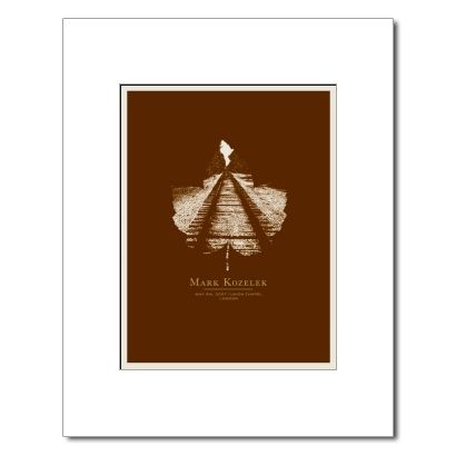 Mark Kozelek London 2007 Matted Mini Poster