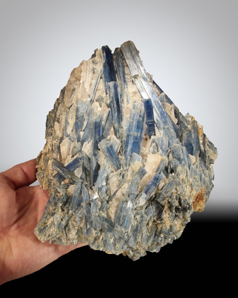 Cool Blue Kyanite Bladed Crystals Quartz Brazi