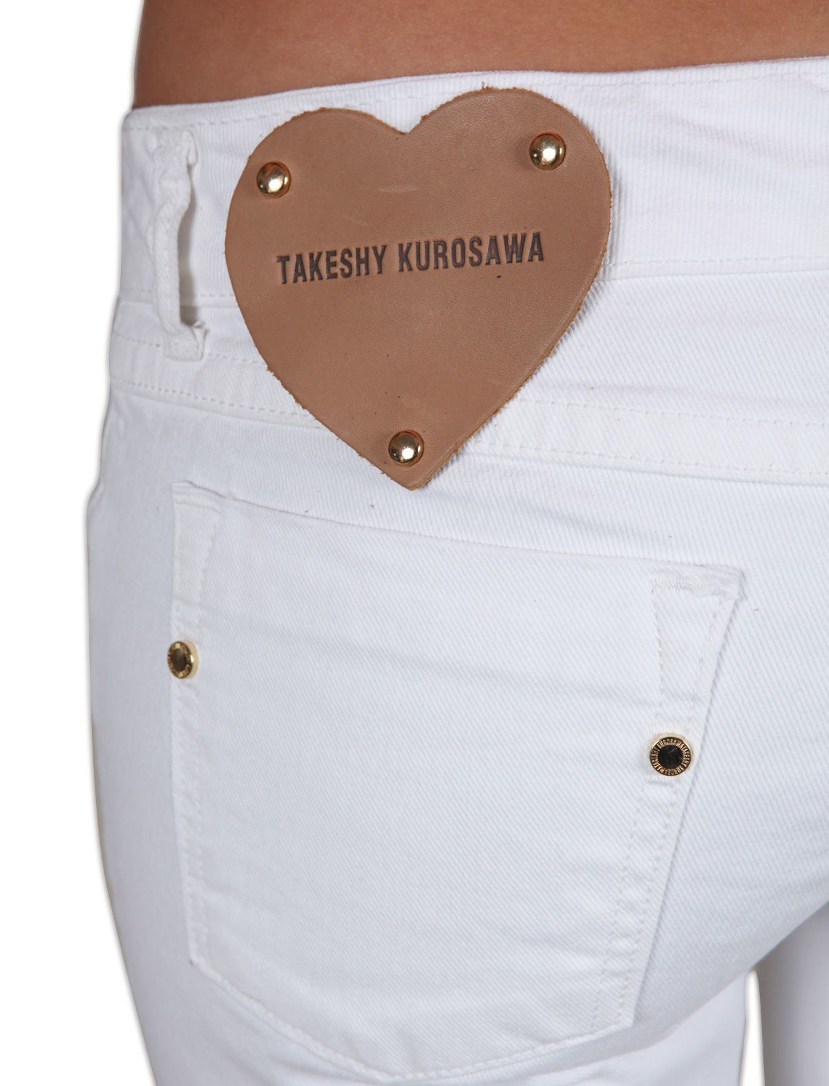TAKESHY Kurosawa DN Love Color D1147 Skinny White Woman Jeans Women