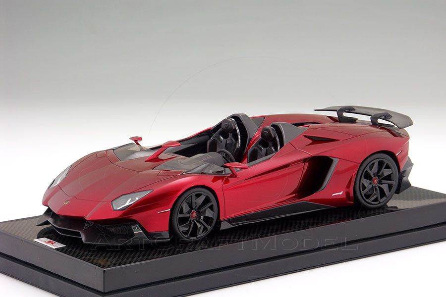 Lamborghini Aventador J 2012 Geneva Carbon Display Case 1 18 Mr Models