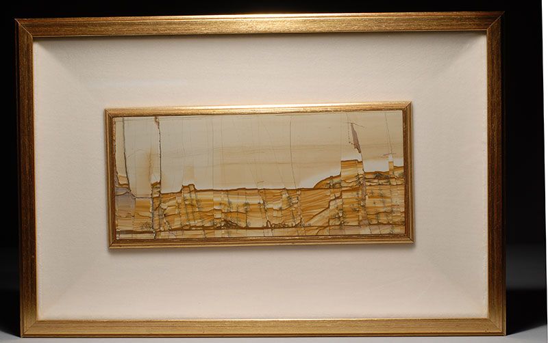 Framed Pietra Paesina Landscape Stone