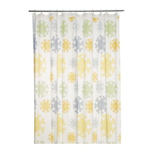 New IKEA LÅNGÅN Shower Curtain Multicolor