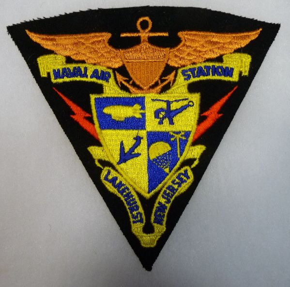 Naval Air Station Lakehurst New Jersey US Navy Patch