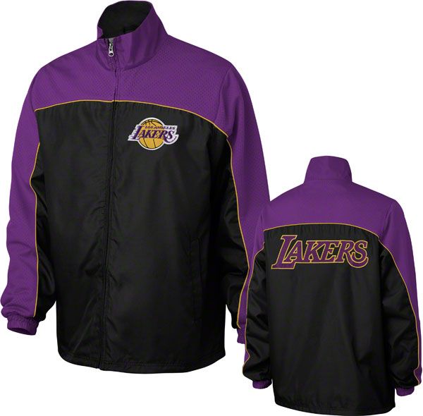 Los Angeles Lakers Purple Blitz Mesh Overlay Jacket