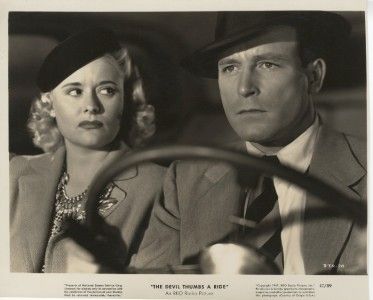 THUMBS A RIDE ORIG STILL NOIR LAWRENCE TIERNEY BETTY LAWFORD C/U