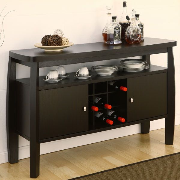 Brenton Dark Espresso Finish Buffet Table