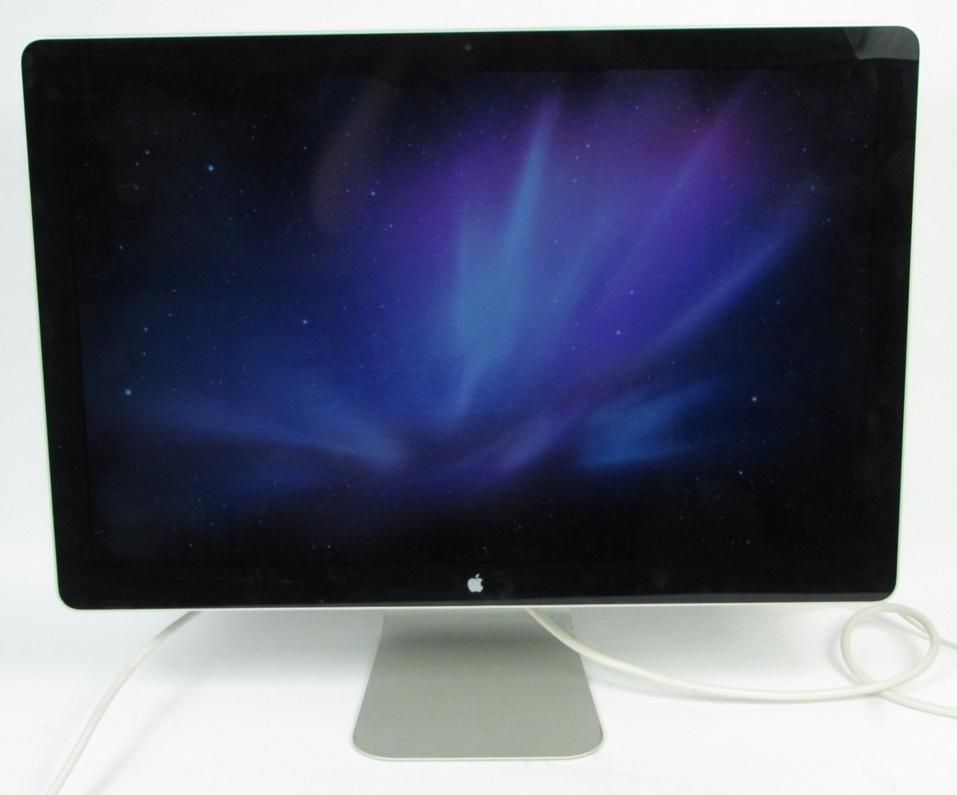 Apple LED Cinema Display 24 Widescreen LCD Computer Monitor Keyboard