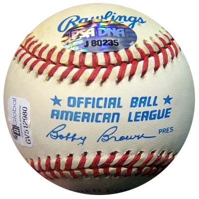 Lefty Gomez Autographed Signed Al Baseball PSA DNA J80235