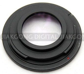 M42 Lens to Nikon Mount Adapter w Infinity Focus Glass