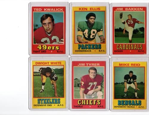 Vintage NFL Lot of 82 50s HOF Stars 60s 70s Topps Fleer Phila Wonder