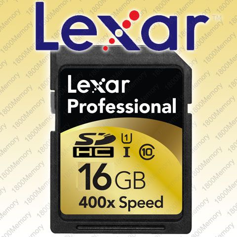 Genuine Lexar 32GB Professional 400x SDHC UHS I SD Memory Card 40MB s