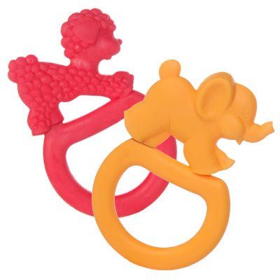 Vulli Sophie The Giraffe Teether Two Vanilla Teething Rings