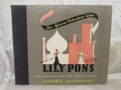 Lily Pons Two Famous Coloratura Arias Columbia mm 561