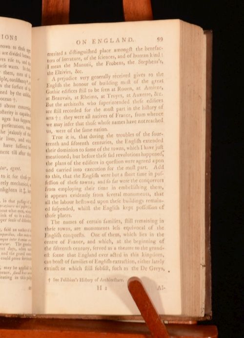 1772 2 Vol A Tour to London or New Observations on Englans M Grosley