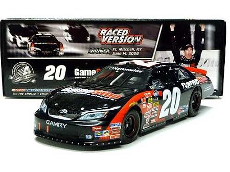 2008 Joey Logano Gamestop #20 Kentucky Raced Win Nationwide 124 Scale