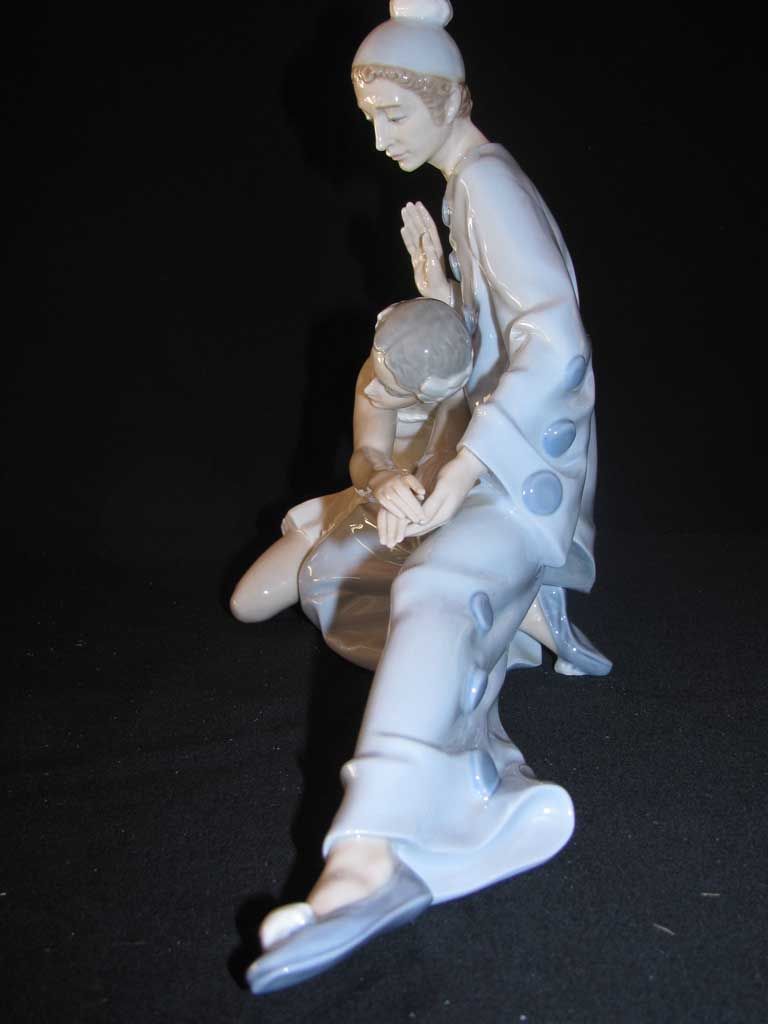 Lladro 4935 Closing Scene Ballerina Clown Gloss WOW