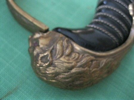 Old German Lionhead Sword Aug Loh Sohne Berlin