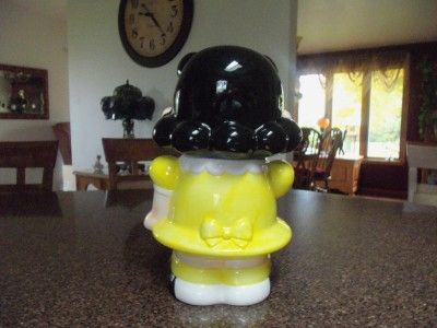 Peanuts Lucy Benjamin Medwin Taiwan Made Cookie Jar with Original Box