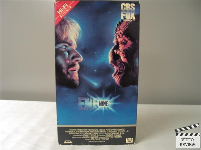 Enemy Mine VHS Dennis Quaid Louis Gossett Jr 086162149238