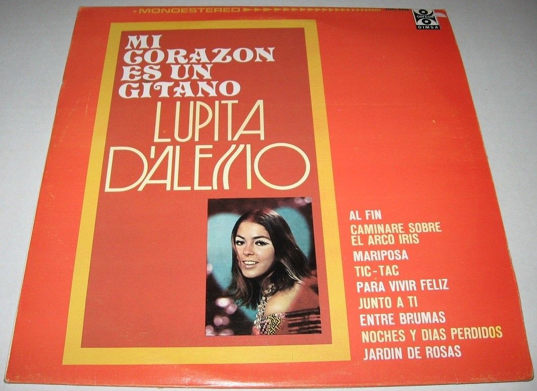 LUPITA DALESSIO  MI CORAZON ES UN GITANO  MEXICAN LP freddy fender