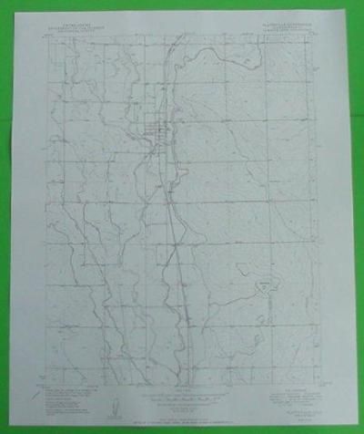 Platteville Colorado 1950 Topo Map