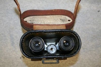 WW2 Pre WWII German Nazi Officer Emil Busch Rathenow Binoculars w