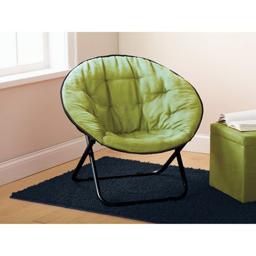 decorate your space with the mainstays saucer chair this comfortable