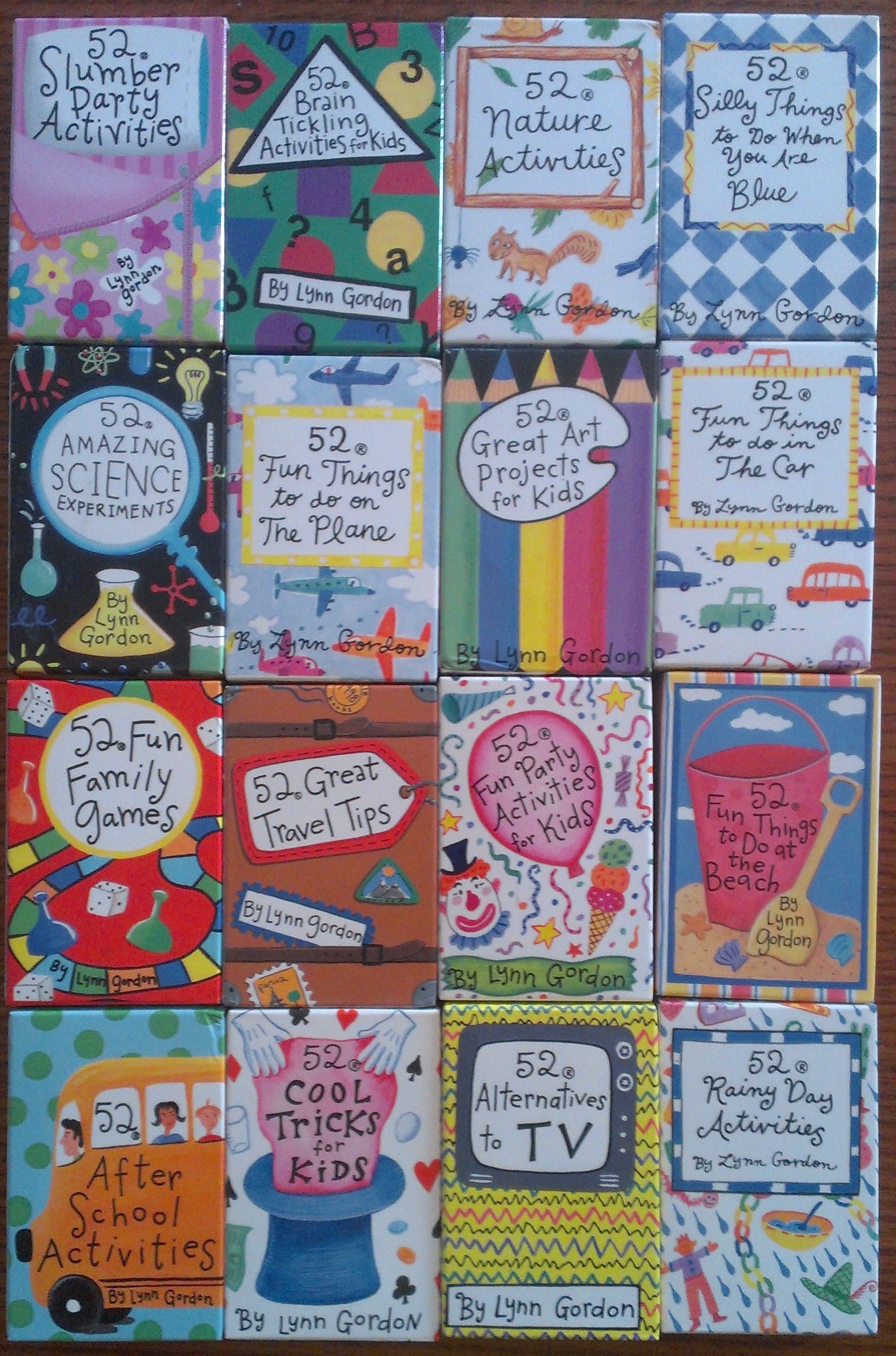 Family Kids Childrens Activity Activities Cards by Lynn Gordon
