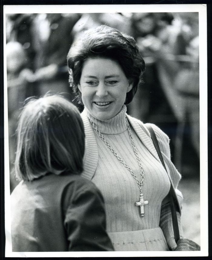 Princess Margaret at Badminton Horse Trials 1976