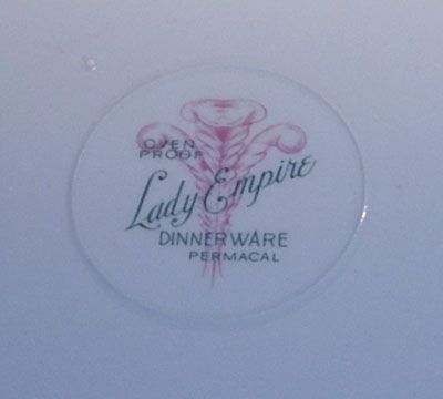 Princess Lady Empire Lily of The Valley Salad Plate