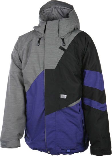 Volcom Dazed Snow Jacket 2011 Strobe Blue Small New