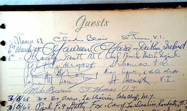Maureen OHara Charles F Blair Autograph Signatures
