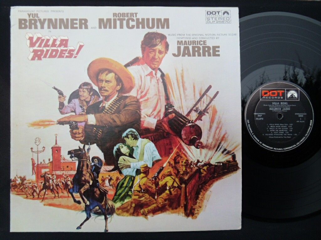 Villa Rides Maurice Jarre 1968 Dot Stereo LP