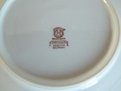 Noritake Mayville 7 3 4 Salad Plate Japan 69541 VGC Pink Roses Gold