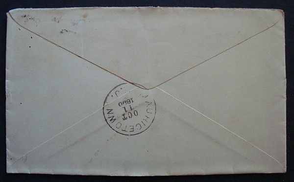 1890 Vineland NJ Cover to Mauricetown NJ Washington