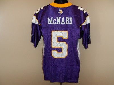 New Donovan McNabb 5 Minnesota Vikings XLarge XL Reebok Jersey 10ZG