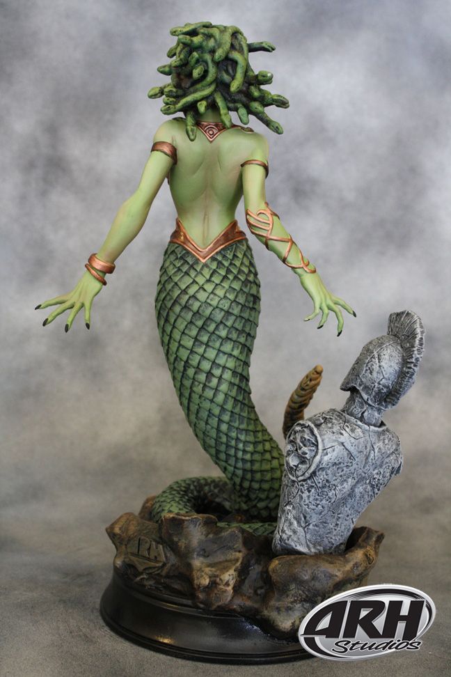 Statue Medusa Snake Tail Top Queue de Serpent ARH Studios En Stock on  PopScreen